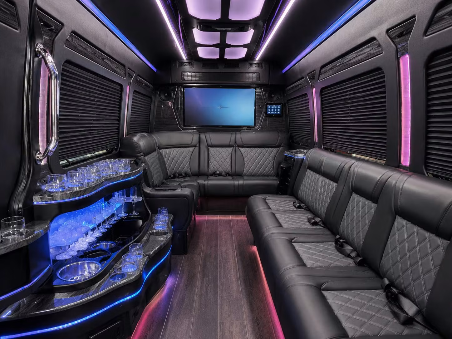airport transfer shuttles for sunrise wedding weekends