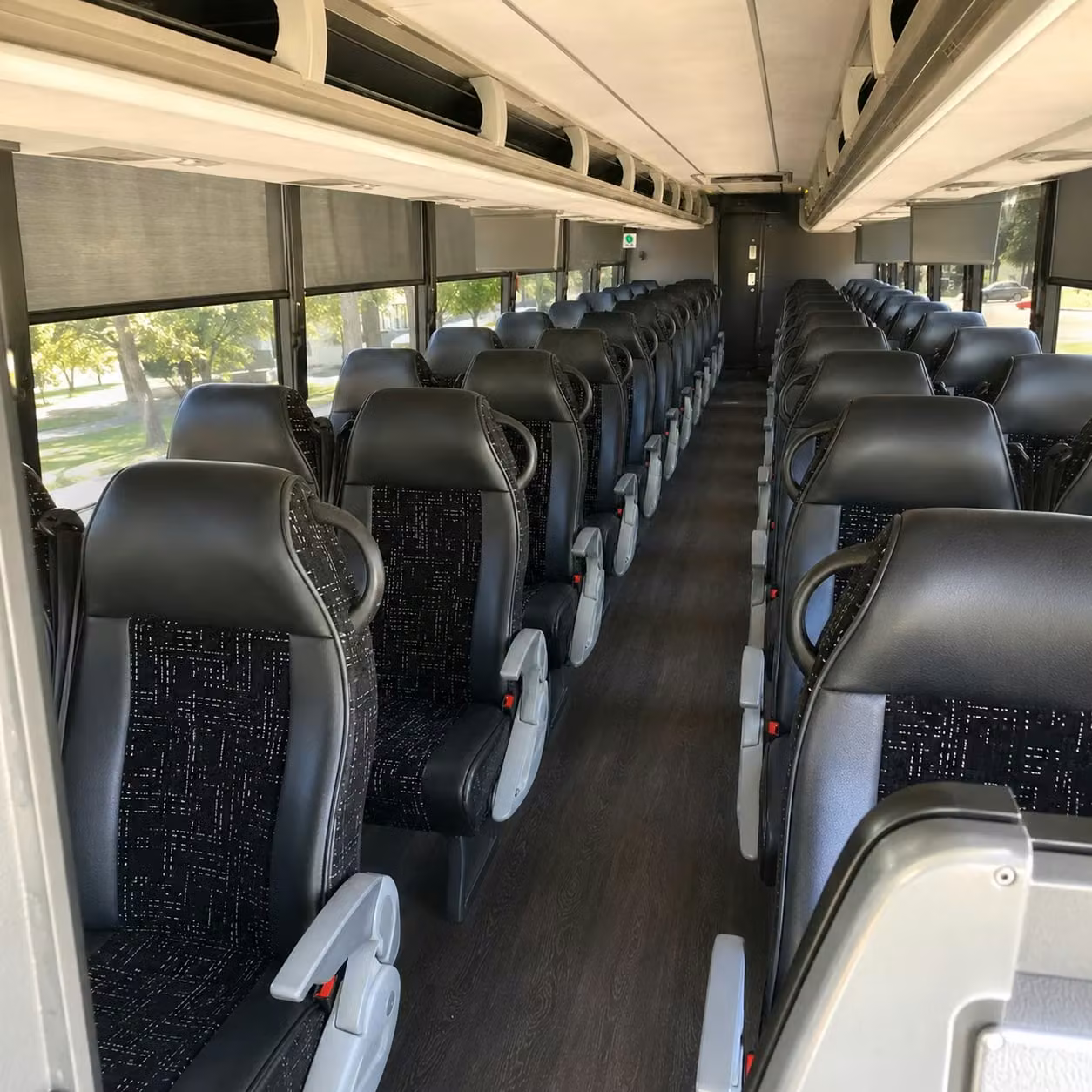 sunrise charter bus interior gallery